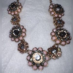 🌺. Pink and gold necklace